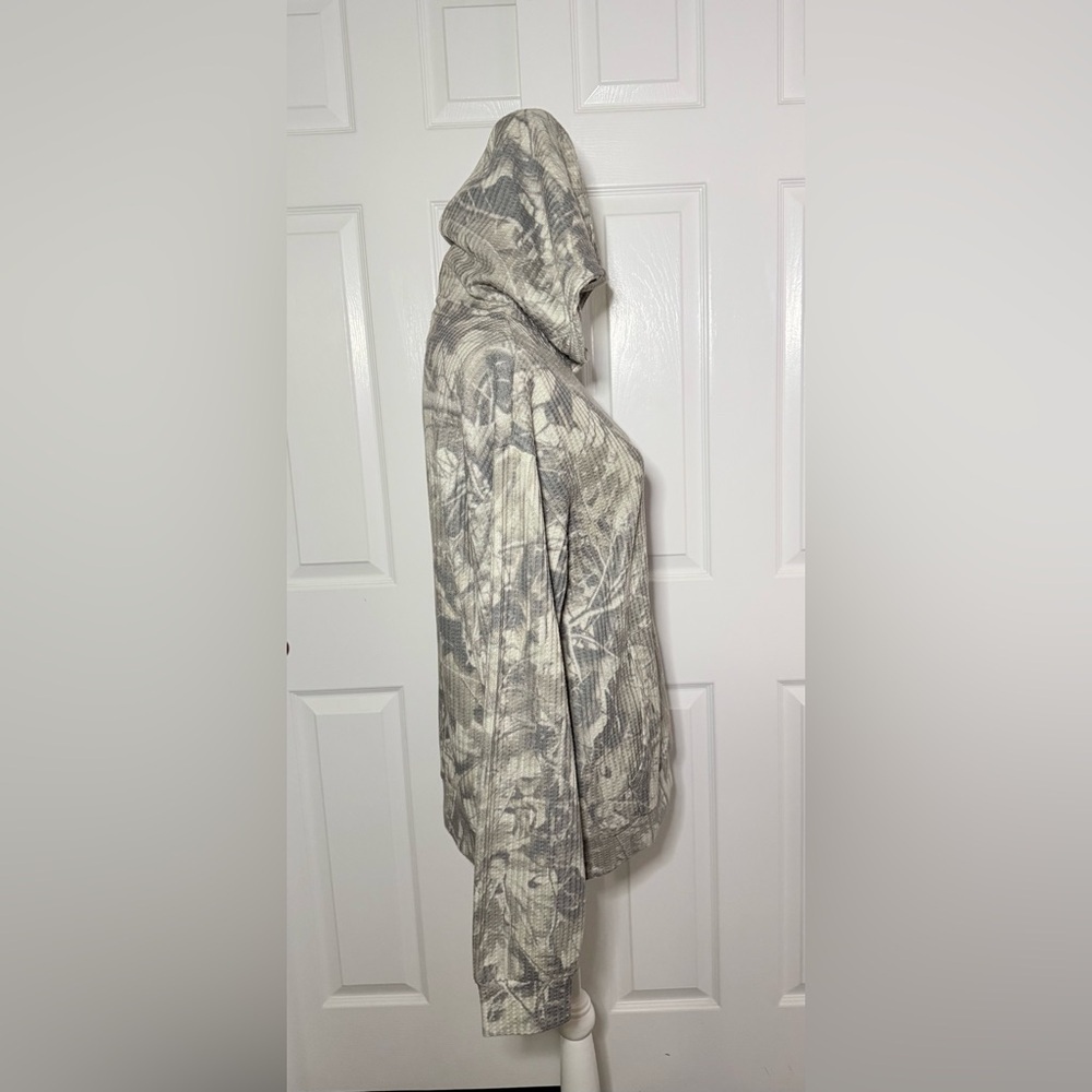 Negative Space Camo Hoodie Waffle Knit Pullover Men’s Size S - Picture 4 of 8